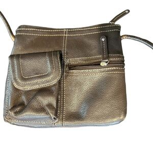 Tignanello Women's Brown Leather Crossbody Bag‎